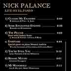 Nick Palance - Live on El Paso Insert